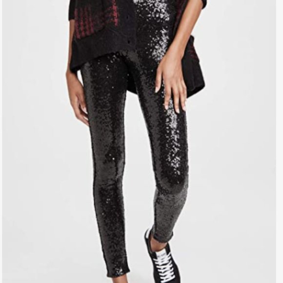 calzedonia single side Black sequins leggings - Picture 9 of 9